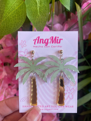 Tropical Tree earrings
