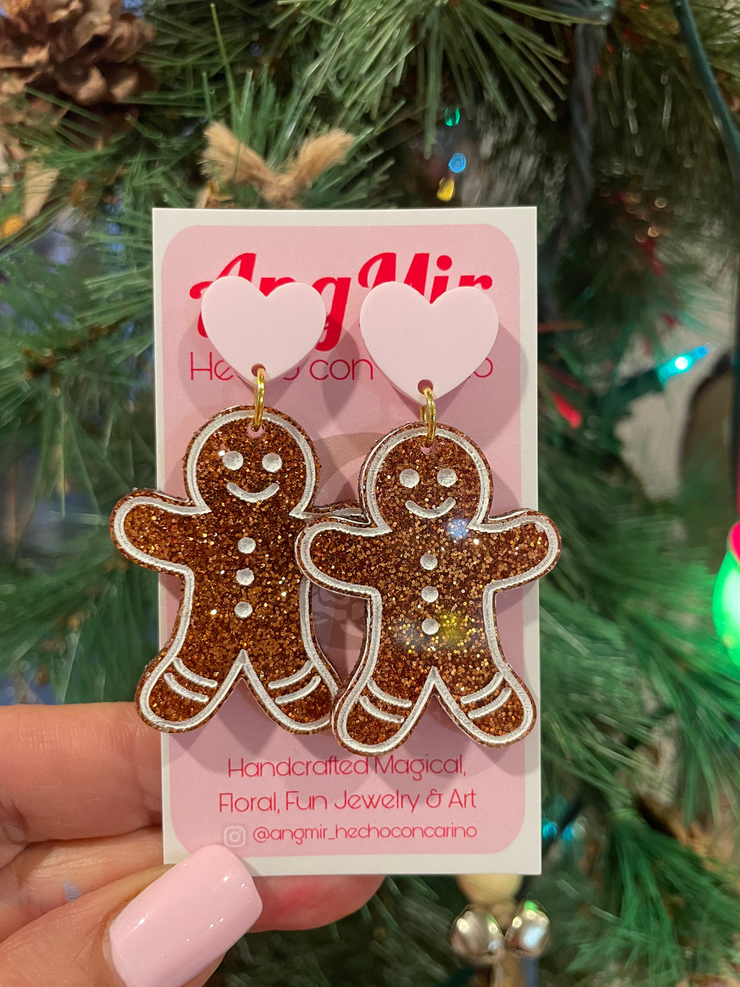 Gingerbread earrings