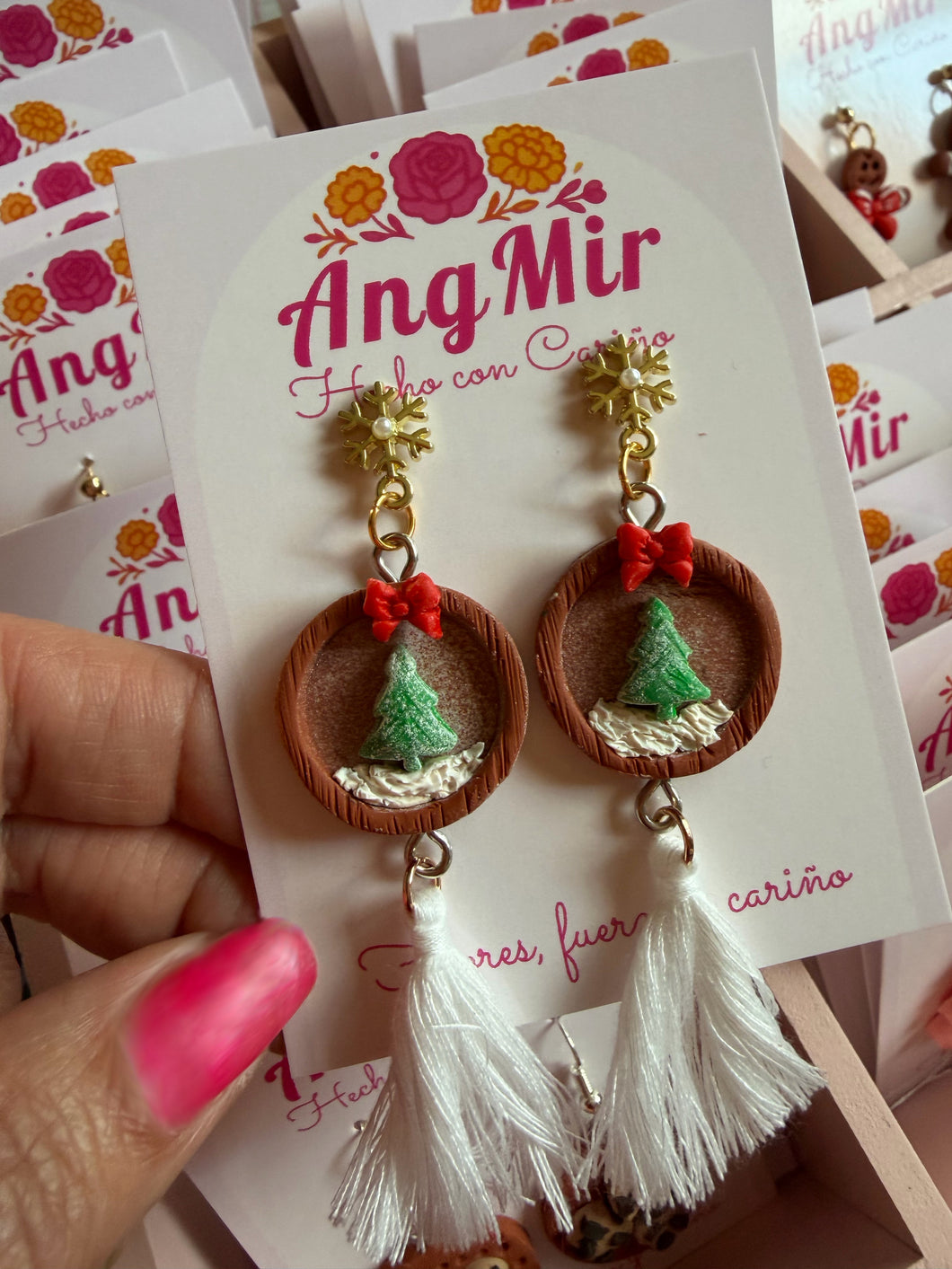 Christmas time earrings