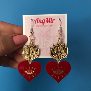 Sagrado Corazón earrings