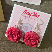 Load image into Gallery viewer, Rose earrings