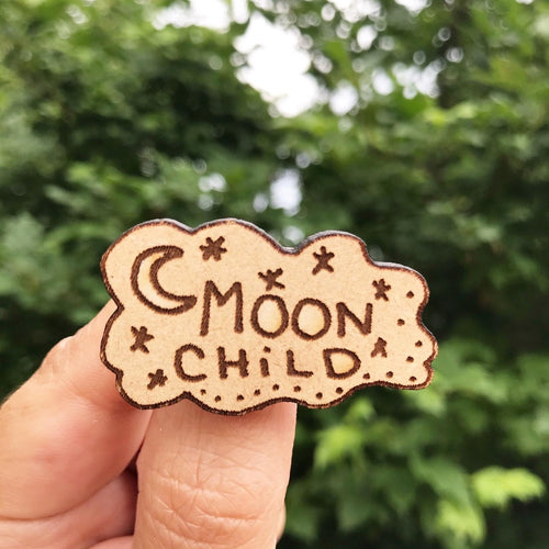 Moon Child Collectors Pin
